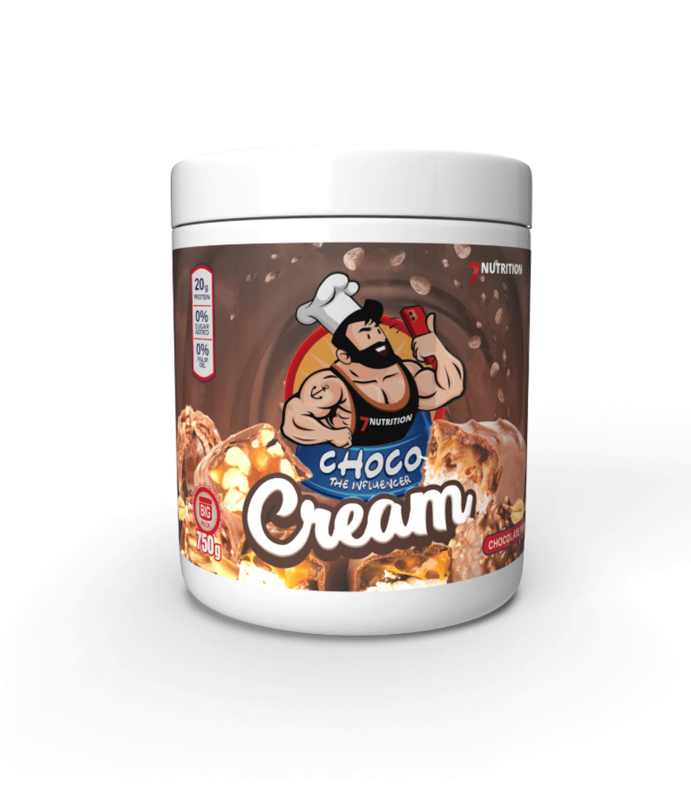 7Nutrition - Cream Chocolate Peanut Crunch / 750g​
